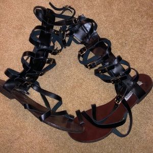 Steve Madden Gladiator Sandals Black size 8